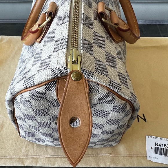 [Authentic] LOUIS VUITTON SPEEDY 30 DAMIER HANDBAG - Picture 9 of 11